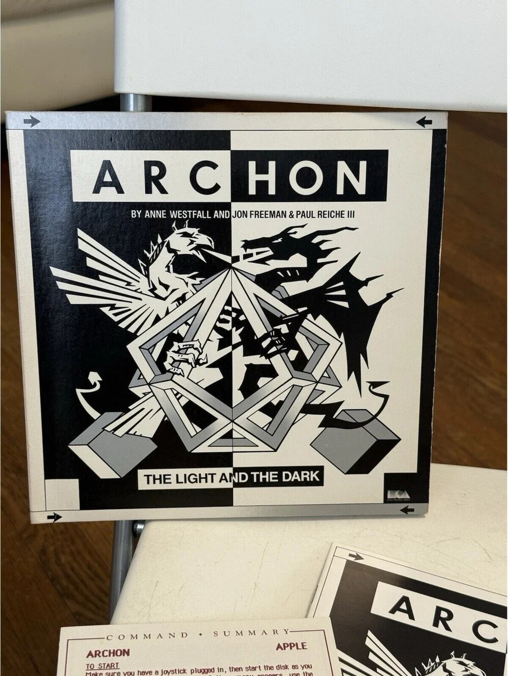 Archon by Electronic Arts for Apple II,IIe,IIc,IIgs, Looks Good W/ Manual